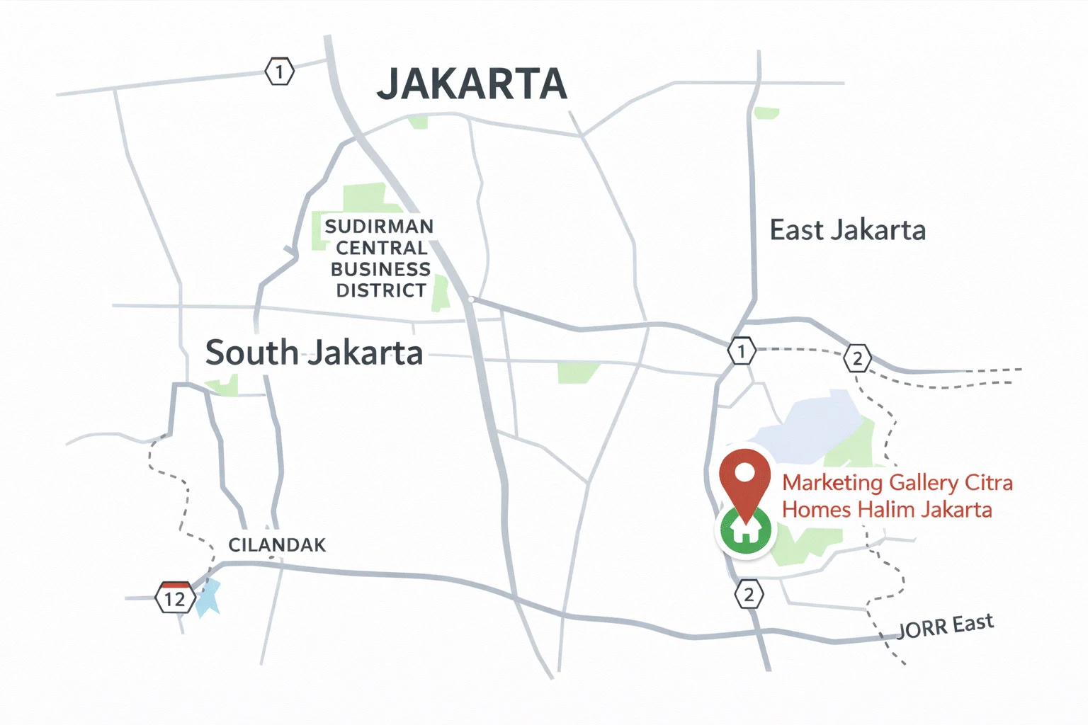 Keyplan Kawasan Citra Homes Halim