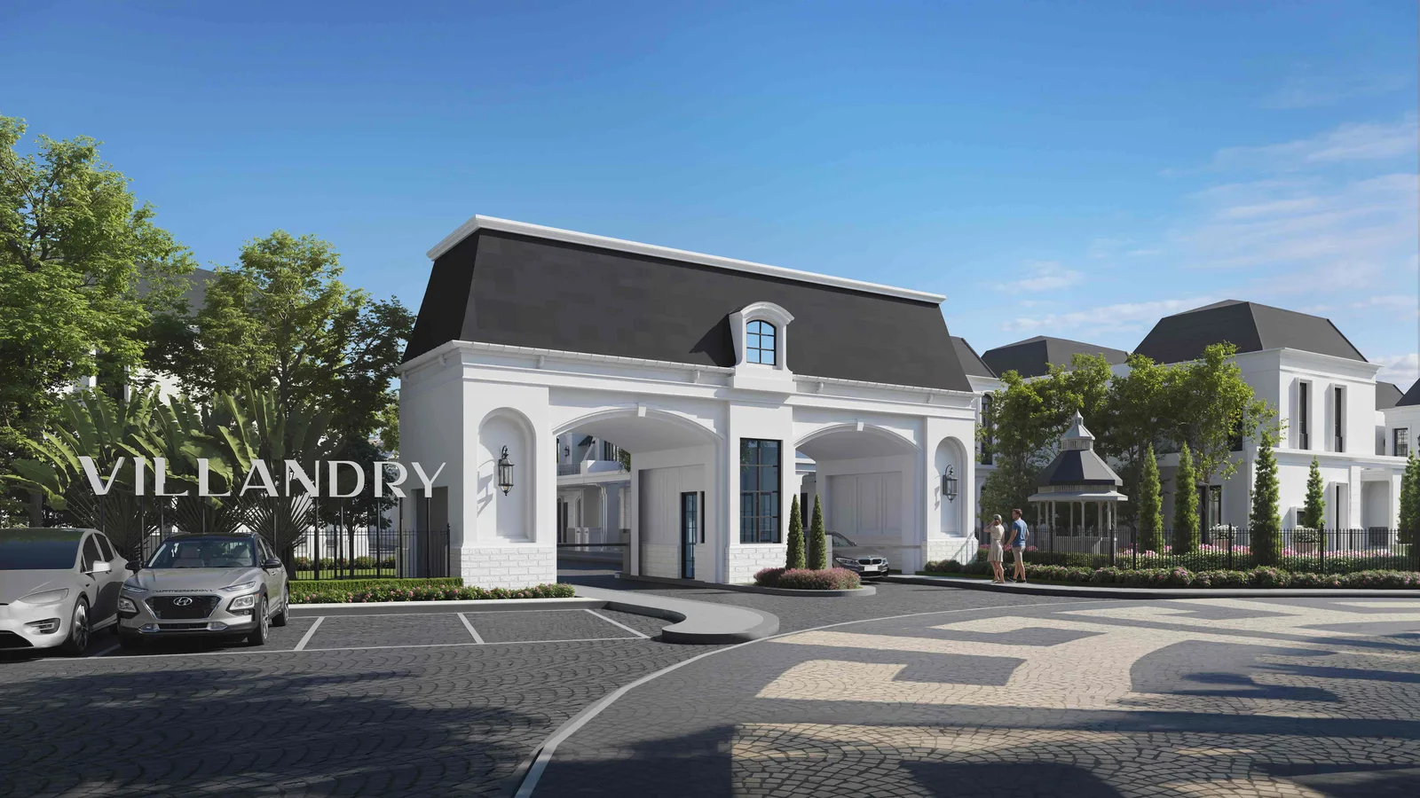 Gerbang masuk Cluster Villandry