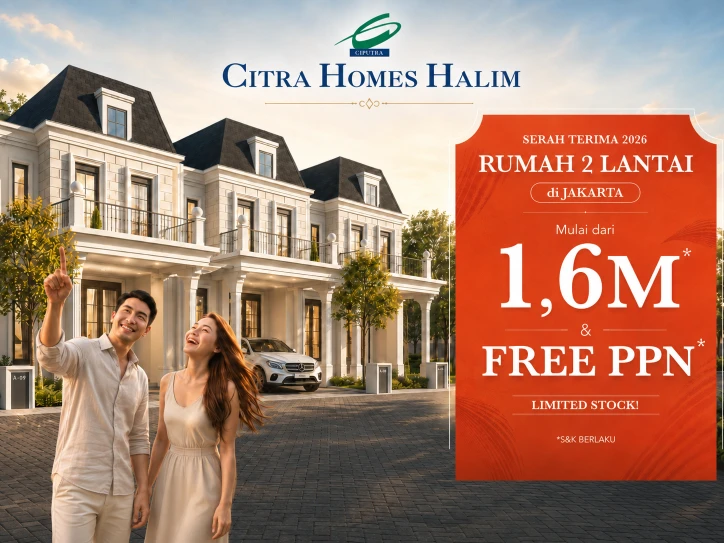 Citra Homes Halim - Ciputra Group European Garden Housing